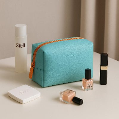 trousse de toilette femme bleu twinkletote