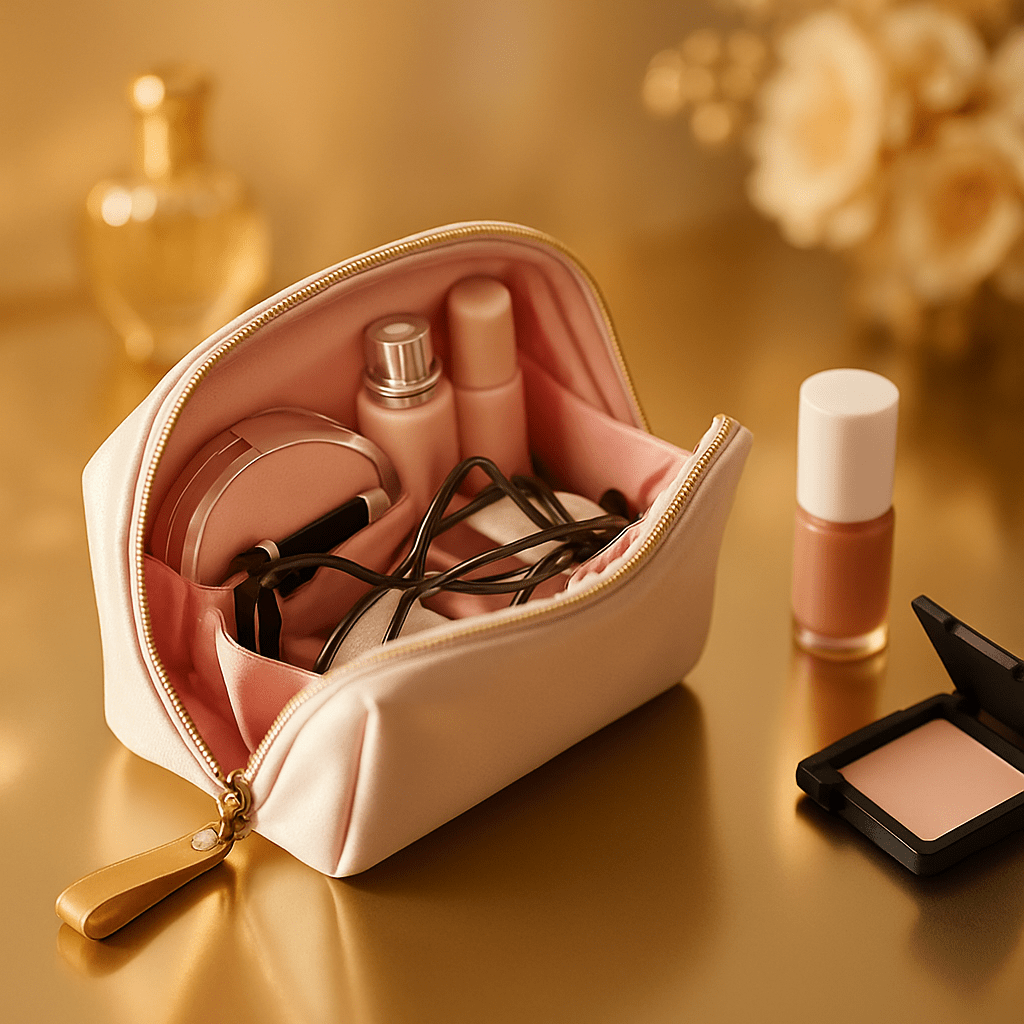 Trousse maquillage Élégante | Claire™ - Monjolirituel